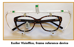 Essilor Visioffice, frame reference device